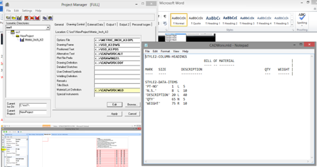 ImageGrafix Software FZCO - CADWorx FAQ Weight Column .MLD File