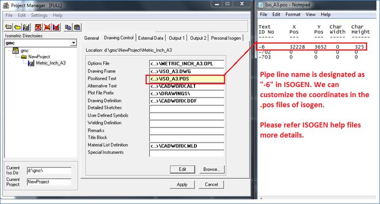 ImageGrafix Software FZCO - CADWorx FAQ Isogeneration Line Number