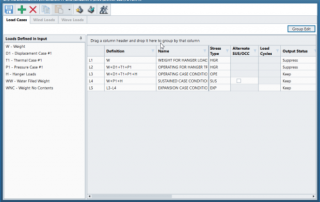 ImageGrafix Software Solutions Pvt. Ltd. - Load Case Editor List Deafult View