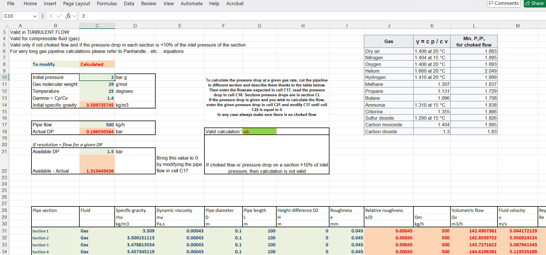 Using Spreadsheets for Fluid System Modeling